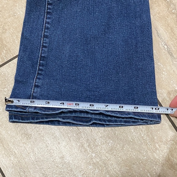 Stylish Dark Blue Flare Jeans - Picture 6 of 6